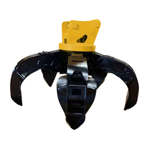 Máy xúc tập tin đính kèm thủy lực vật lộn phế liệu Polyp lấy 360 độ vỏ cam phế liệu kim loại Polyp vật lộn xô - Product Image 1