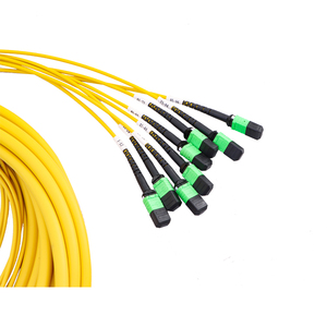 สายเคเบิลใยแก้วนำแสง96คอร์สำหรับศูนย์ข้อมูลสายแพทช์จาก APC ถึง APC SM OM3 96คอร์ที่ใช้สำหรับ FTTH - Product Image 1