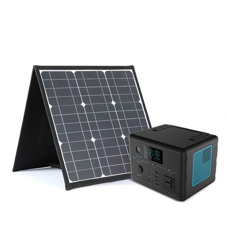 Système d'énergie solaire d'extérieur Portable énergie d'urgence Mobile 500w générateur de charge solaire haute puissance