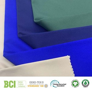 Ronghong BCI Grs OCS bán buôn <span class=keywords><strong>CVC</strong></span> bông polyester Twill vải 195gsm 21x21 108x58 60 Cotton 40 Polyester Vải cho bảo hộ lao động - Product Image 4