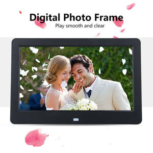 Marco de fotos Digital de tamaño pequeño, pantalla LCD Digital de escritorio de 7 pulgadas, fotos de reproducción automática, vídeos en bucle - Product Image 2