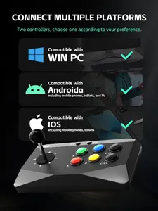 Arcade Fighter Stick Street Fighter Arcade para PC Android TV Box para Raspberry Pi Recalb Joystick para M8 Game Stick