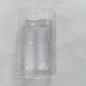 定制新化妆品套装透明塑料托盘，带PET PCV泡罩插入一次性塑料盒保存盖