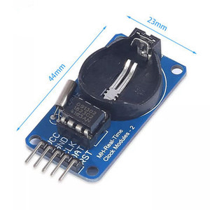 Modulo orologio DS1302 Real-time con batteria CR2032 Power off Travel Time componenti elettronici - Product Image 6
