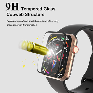 อุปกรณ์ป้องกันหน้าจอป้องกันรอยขีดข่วน PMMA สำหรับ Apple Watch Series 7 8 5 6 4 3ฟิล์มอัลตร้ากระจกใส HD สำหรับ iWatch - Product Image 5