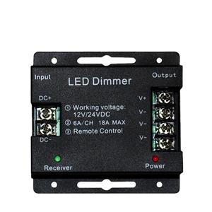 CCT LED Controller Color Temperature Adjustable 12V 24V 18A Daul Color 2CH LED Remote Controller <strong>With</strong> 6key Rf Remote <strong>Control</strong> - Product Image 5