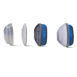 Yigo <span class=keywords><strong>Respirator</strong></span> Karet Full Face dengan Masker Gas Kimia Filter Ganda - Product Image 6