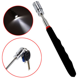 LED便携式伸缩式磁致伸缩强力磁吸棒带光磁吸拾选器 - Product Image 1