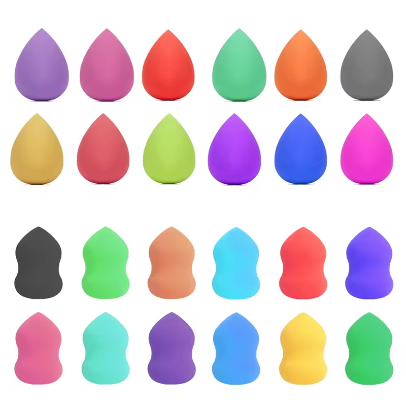 Éponge à maquillage multicolore