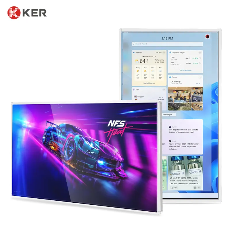 32" 43" 49" 55" 65" digital signage and displays monitor pc led screen lcd monitor screen display wall mount digital signage