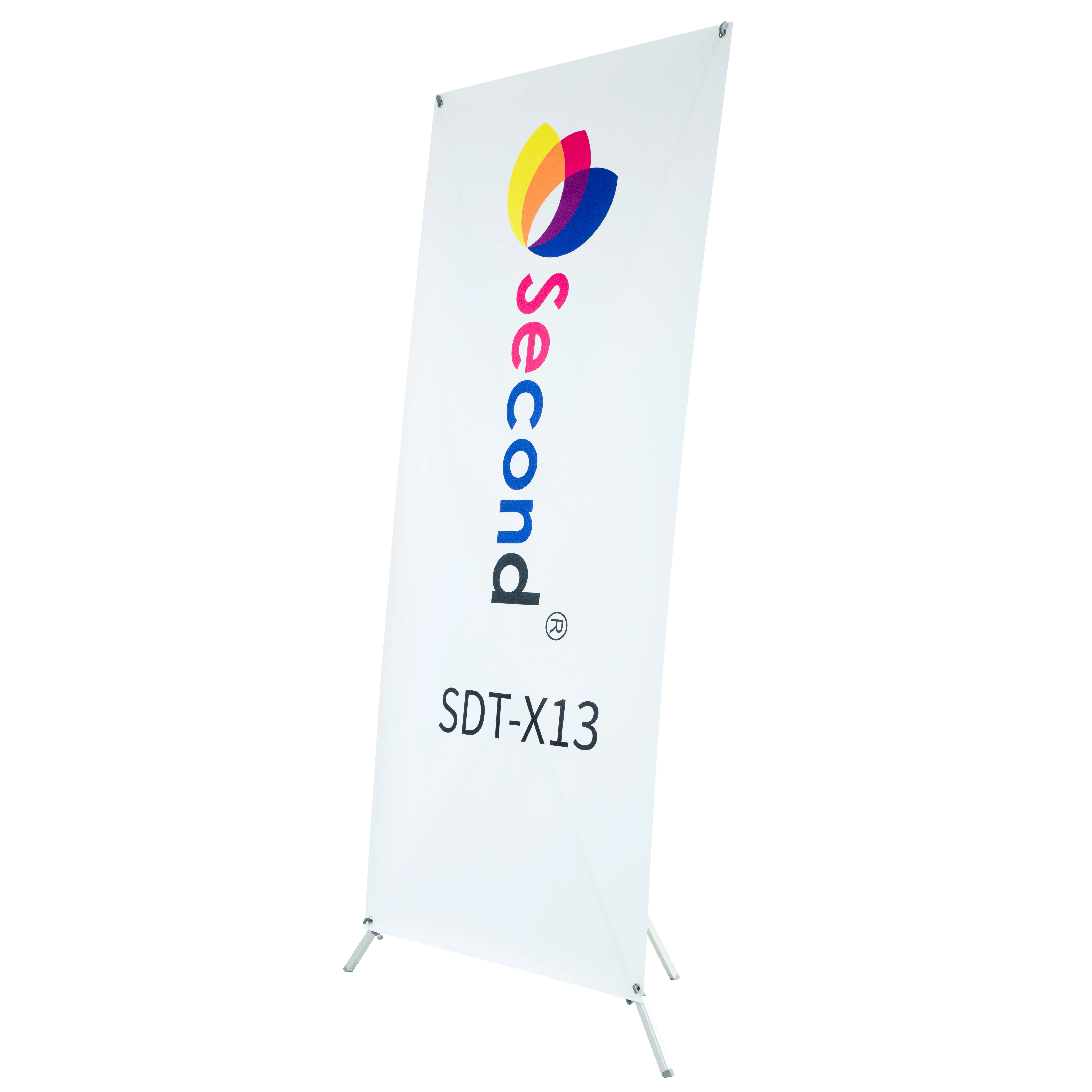 Commercio all'ingrosso a buon mercato moderno contenuto personalizzato di alta qualità vendita calda doppio lato x-banner stand