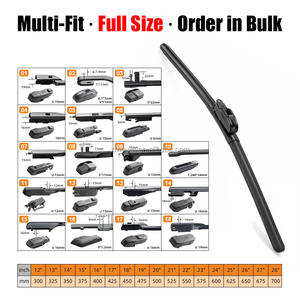 Nhà máy trực tiếp bán buôn W223 lưỡi gạt nước phổ quát cho TOYOTA YARIS 2008 Hyundai Coupe kính chắn gió lưỡi gạt nước - Product Image 2