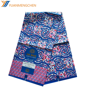 Anpassbare große Blume Tie-Dye Muster Baumwoll stoff afrikanischen Java-Stil - Product Image 3