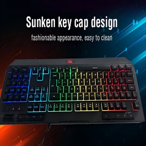 Wireless Gaming <strong>Keyboard</strong> Mouse Set LED Backlight 3800mAh Rechargeable Battery USB Interface Case Gamers Mechanical UK Windows - Product Image 4