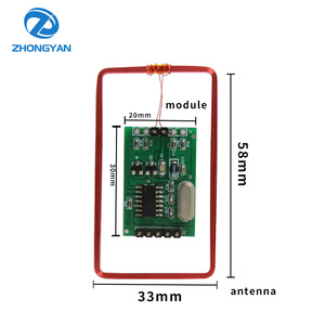 TTL Uart Interface Embedded <strong>RFID</strong> 125khz Antenna <strong>Module</strong> EM4100 ID Smart Card <strong>Reader</strong> <strong>Module</strong>