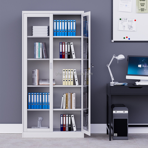 Kim loại nội thất văn phòng Locker cho tài liệu Glass Door Tủ hồ sơ với bốn có thể điều chỉnh kệ cho các trường học & văn phòng - Product Image 2