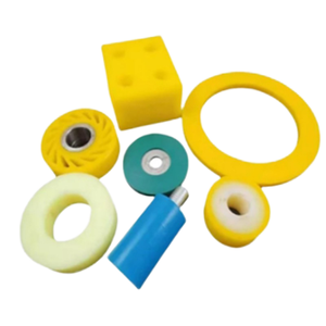 Tùy chỉnh Bumper xe <span class=keywords><strong>PU</strong></span> bánh xe cao su con lăn cao su polyurethane Con lăn Silicone cao su Con lăn Polyurethane bộ phận - Product Image 1