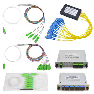 1x8 Planar Lightwave <strong>Circuit</strong> PLC Mini Module Fiber Optic Splitter with SC <strong>APC</strong> Termination - Product Image 2