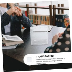 Toptan akrilik araya çekiliş topu oyun kutusu şeffaf ekran kutu özelleştirilmiş boyut renk akrilik vitrin saklama kutusu - Product Image 4