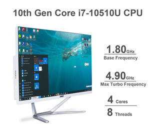 Ordenador de sobremesa todo en uno de 23,8 pulgadas, 10510U, 16 GB de RAM, 10. ª generación - Product Image 2