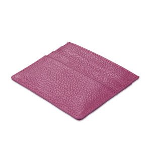 Tối giản Slim da chính hãng chủ thẻ với ID thẻ cửa sổ túi phía trước RFID chặn da chủ thẻ ví - Product Image 5