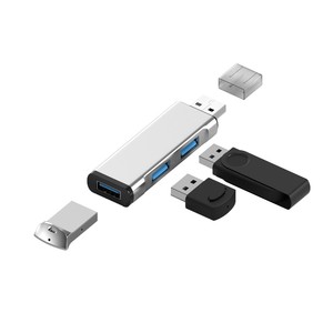 Taşınabilir Mini 3-Port USB3.0 Hub OTG U Disk kart okuyucu genişletici USB ile Laptop ve cep telefonu ürünleri için stokta - Product Image 4