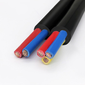 Bakır çekirdek RVV2 3 4 telli güç kablosu 1.5 2.5 4 kare kılıflı su geçirmez kontrol elektrik teli endüstriyel kullanım için PVC 6mm O.D. - Product Image 4