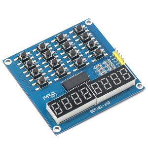 TM1638 Display a LED modulo a tubo digitale a 8 Bit a 3 fili 16 tasti 8 Bit tastiera e chiave modulo Display a LED per Arduino Kit - Product Image 3