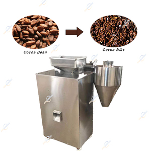 Stainless Steel 50 Kg/h Small Winnowing Roasted <strong>Cocoa</strong> <strong>Bean</strong> Sheller <strong>Shell</strong> <strong>Removing</strong> <strong>Cocoa</strong> <strong>Bean</strong> Peeling Cracking Shelling <strong>Machine</strong> - Product Image 1