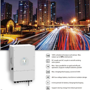 德业太阳能混合逆变器SUN-5K-SG04LP3-EU 5kw三相低压逆变器w/2 MPPT控制器 - Product Image 6