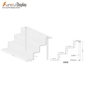 Custom 4-Layer Transparent <strong>Plexiglass</strong> <strong>Display</strong> Box Acrylic <strong>Display</strong> Stand for Toy Dolls Unique and Stylish <strong>Display</strong> Rack - Product Image 3