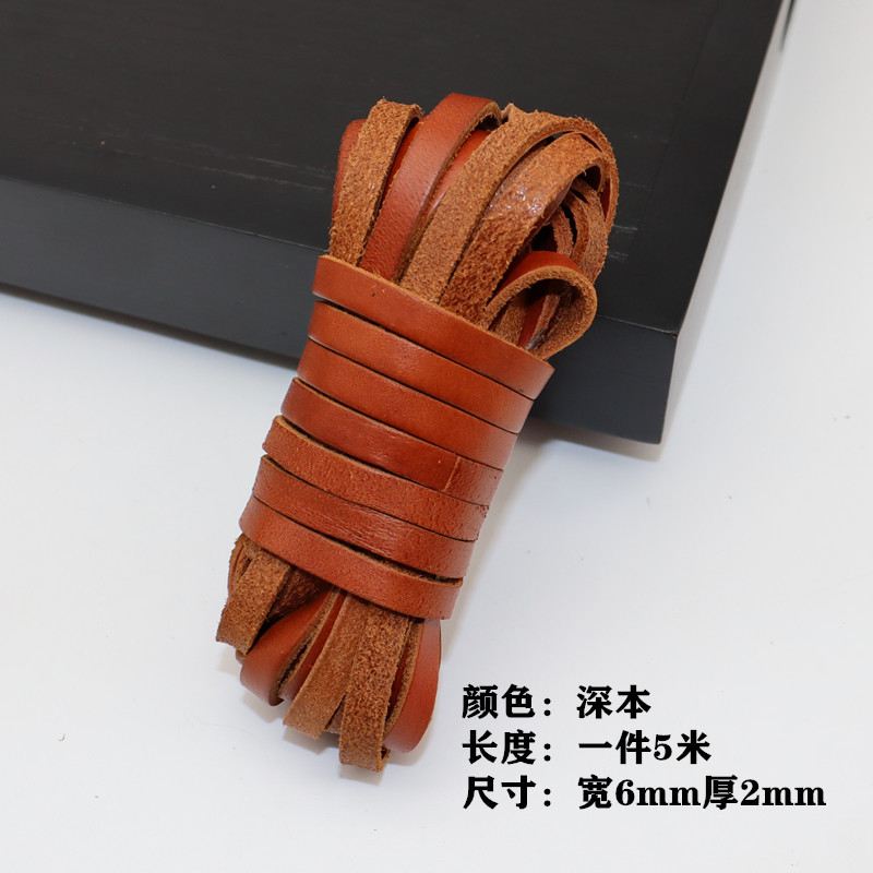 Deep, flat, 6mm wide, 2mm thick, 5 meters