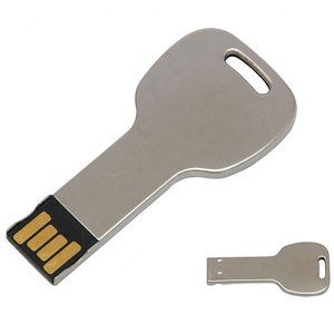 批发促销礼品金属钥匙u盘迷你闪存棒8gb 16gb 32gb 64GB定制pendrive 3.0 2.0
