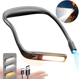 USB có thể sạc lại màu xanh <span class=keywords><strong>LED</strong></span> sách đèn Đèn đọc sách cho phòng ngủ ngoài trời Cắm Trại Đi Bộ Đường Dài câu cá chuyển động sáng đèn pin đèn pha - Product Image 1