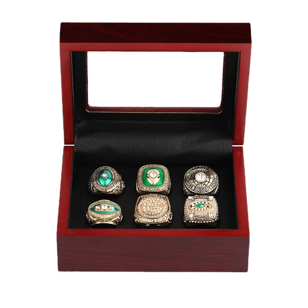 Gold-6 rings&box