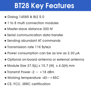 DX-SMARTワイヤレスQSPIフラッシュプログラマブルステレオオーディオBluetoothスピーカーモジュールキット、CE、FCC、IC、KC、TELEC、BQB、NCC付き - Product Image 6