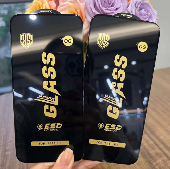 Black OG Glass High Definition Tempered Film (380 Glue)