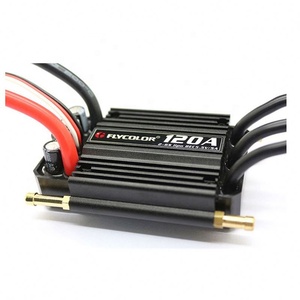 Flycolor 50A 70A 90A 120A150AブラシレスESC2-6SRCボートRCボート用BECシステム付き防水ESCプログラムカード
