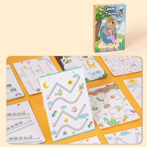 CPC CE, recién llegado, juguete de bolsillo con Control de lápiz para niños, aprender a escribir patrones, líneas, formas para practicar, libro de tablero de aprendizaje - Product Image 4