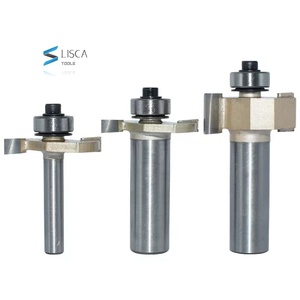 Tideway tipo t profissional fresagem, fresa com rolamento para madeira <span class=keywords><strong>cnc</strong></span> ferramenta de fresagem