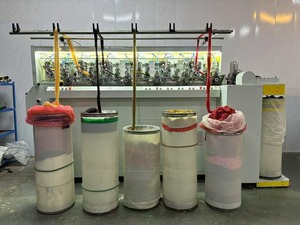 Tam fonksiyonlu fantezi üstler eğirme makinesi renk şerit bilgisayar programlama ProcessRotor eğirme tekniği