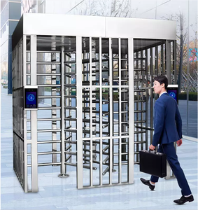 Anti-Prise One Door & Two Door Access Gefängnis sicherheit Rfid-Karte und Fingerabdruck-Zugangs kontrolle Drehkreuz tore in voller Höhe - Product Image 4