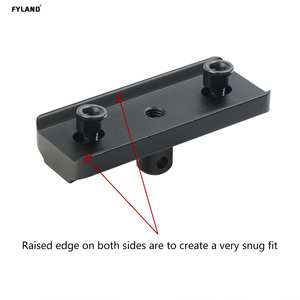 FYLAND Xaegistac Keymod <strong>Bipod</strong> Adapter <strong>Mount</strong> for Keymod System - Includes 4 Keymod Screws &amp; 4 Locking Nuts and 1 Wrench - Product Image 4