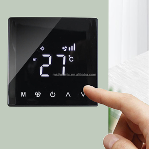 Легкая установка цифровой экран катушки вентилятора термостат ABS HVAC система температурного контроллера с еженедельным программированием - Product Image 3