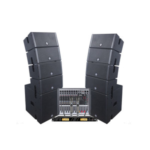 Profesional Dual 5 pulgadas Mini Line Array Sistema de sonido activo Altavoz coaxial para reuniones al aire libre Morin Cox-5,4 8ohm Impedancia - Product Image 1