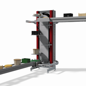 Kunden spezifische vertikale Förderer Fortschritt liche Lösungen für den vertikalen Material transport Aufzug Automat isierte zirkulierende Produktions linie - Product Image 1