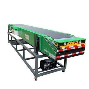 Transportador telescópico portátil con correa PVK, transportador de correa retráctil, caja de descarga de carga para contenedor - Product Image 1