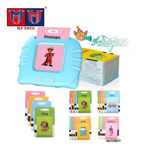 Yeni tasarım erken eğitim cihazı kart makinesi arapça İspanyolca iki dilli çocuklar bilişsel öğrenme kelimeler konuşurken flaş kartları oyuncaklar - Product Image 4