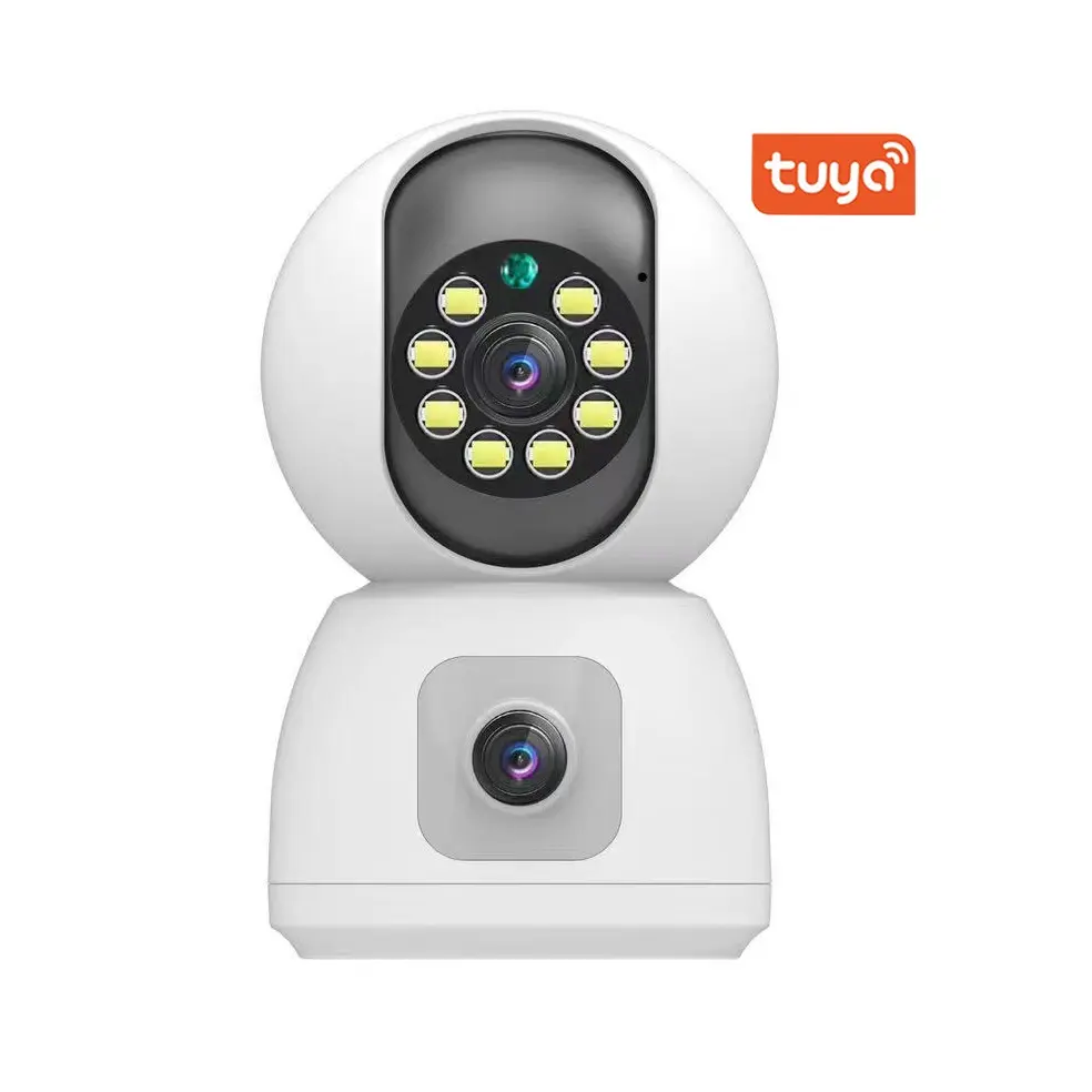 Hot Sales 2k Indoor Wifi Netzwerk kamera Zoom Ptz Cam Motion Tracking Sensor Smart Tuya Dual Lens Überwachungs kamera
