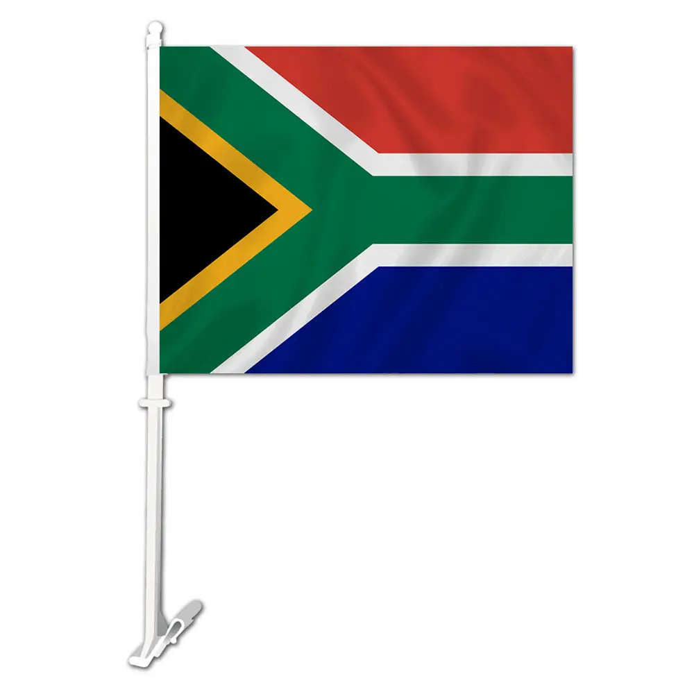 Salida de fábrica más vendida, Bandera de coche de Sudáfrica, banderas de todos los países